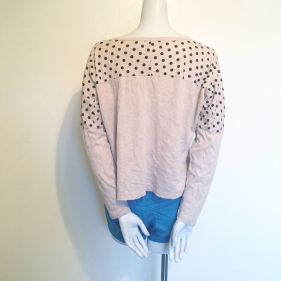 Madewell Small Polka Dot Dolman Pocket Tee - Picture 5 of 6